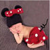 Newborn Minnie Mouse Crochet Photo prop outfit costume Disney Clothes