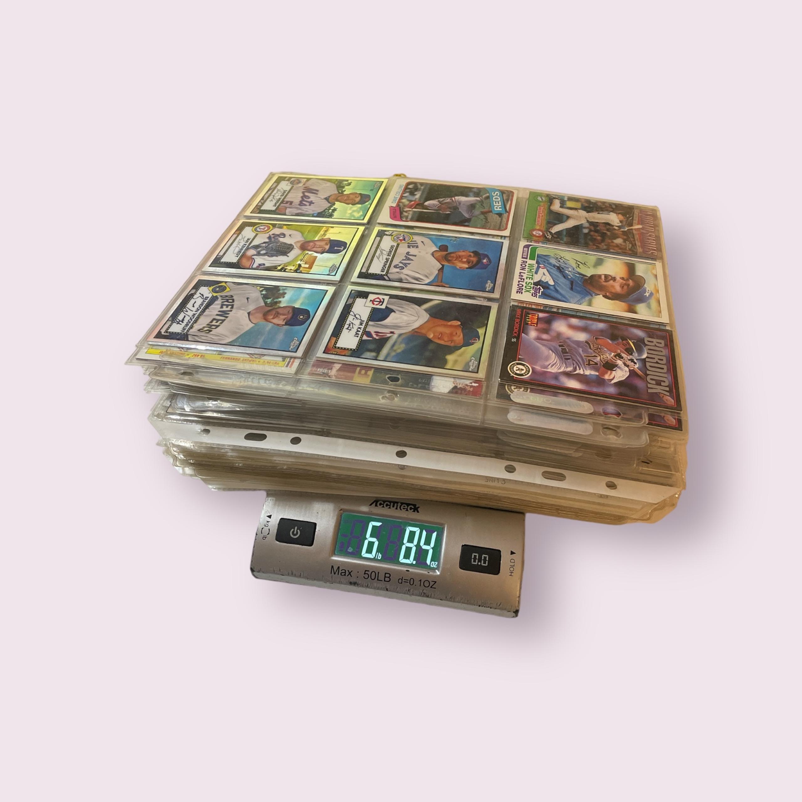 Over 6 Lbs Of MLB American BASEBALL Trading Cards Vintage & Modern Day B