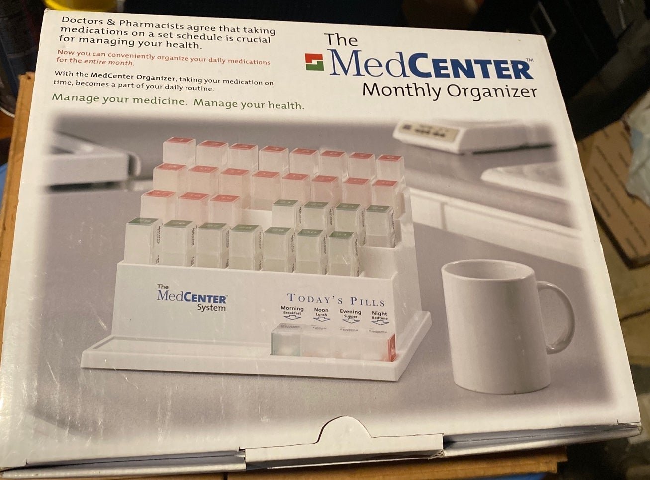 New Monthly Pill Organizer, Pill Dispenser