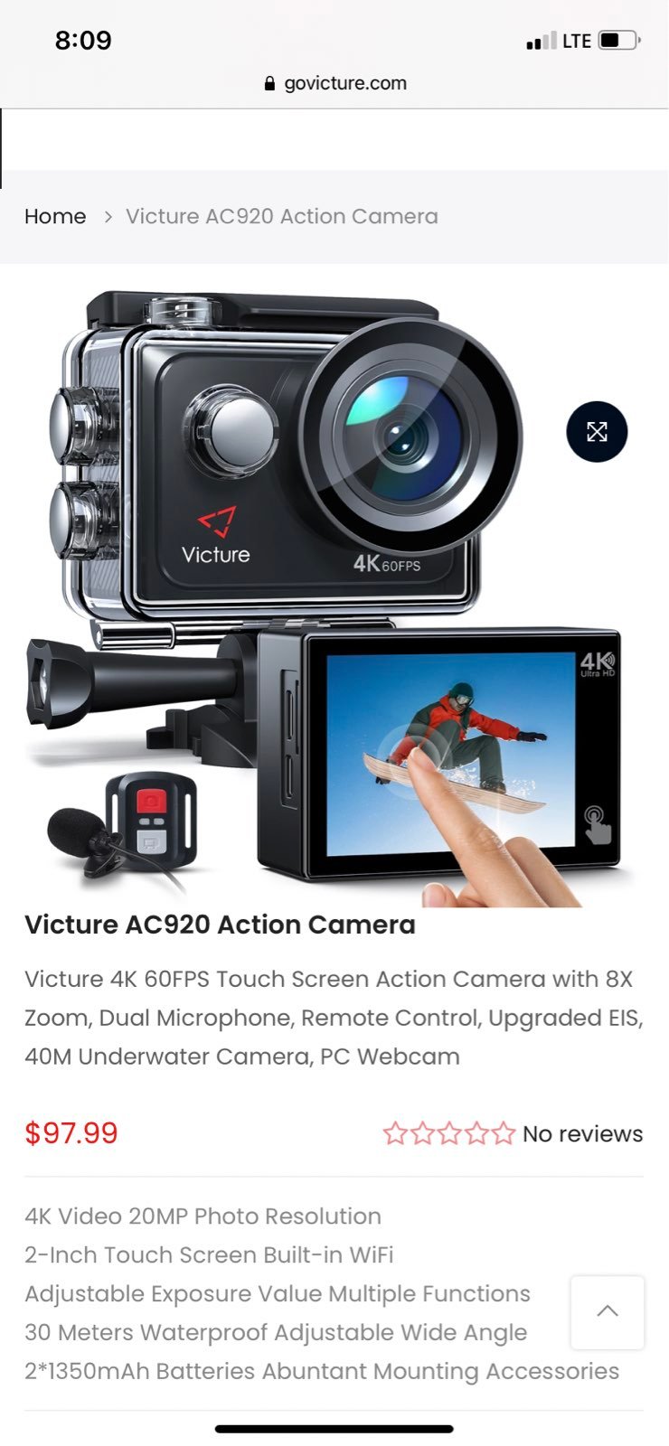 Full HD car camera