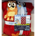 Bluey Red Plush Twin Blanket 60x90 Inches NWT