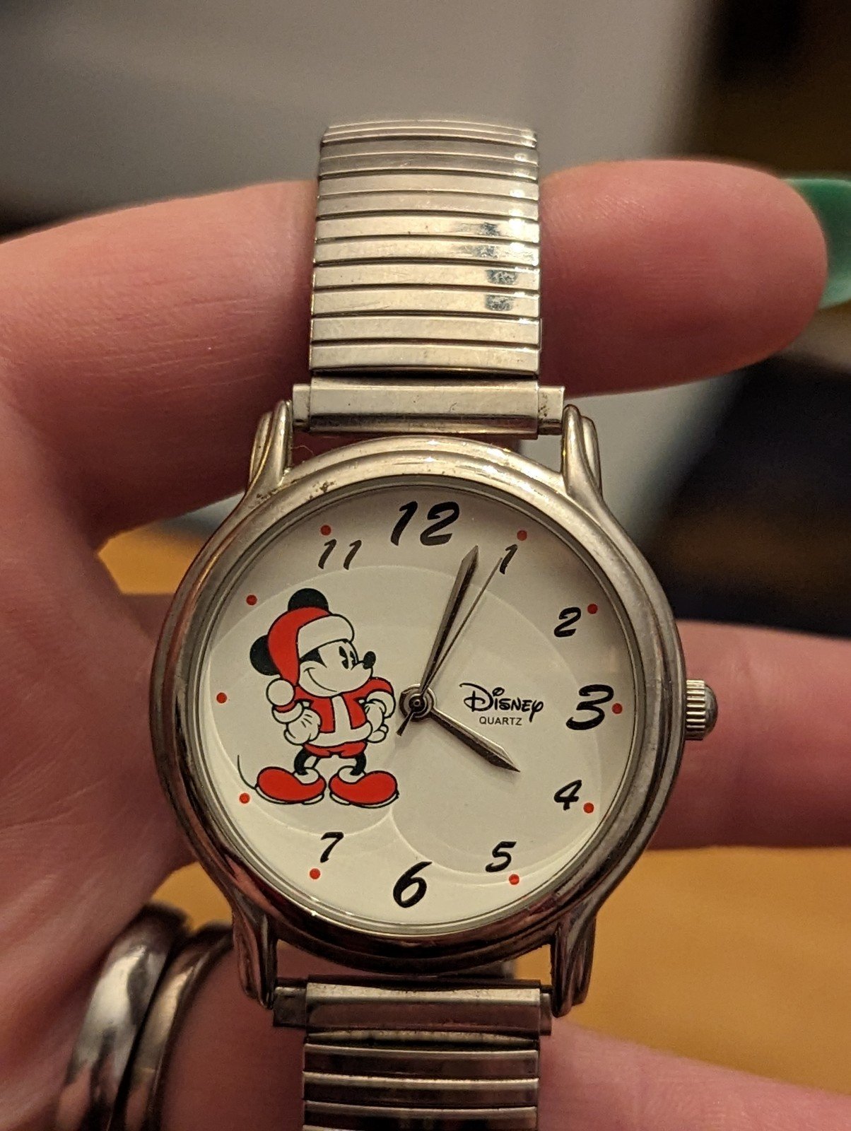 Vintage Special Edition Collector's Series Mickey Mouse Christmas Watch