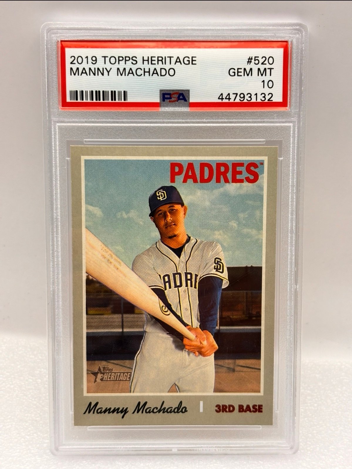 2019 Topps Heritage Manny Machado