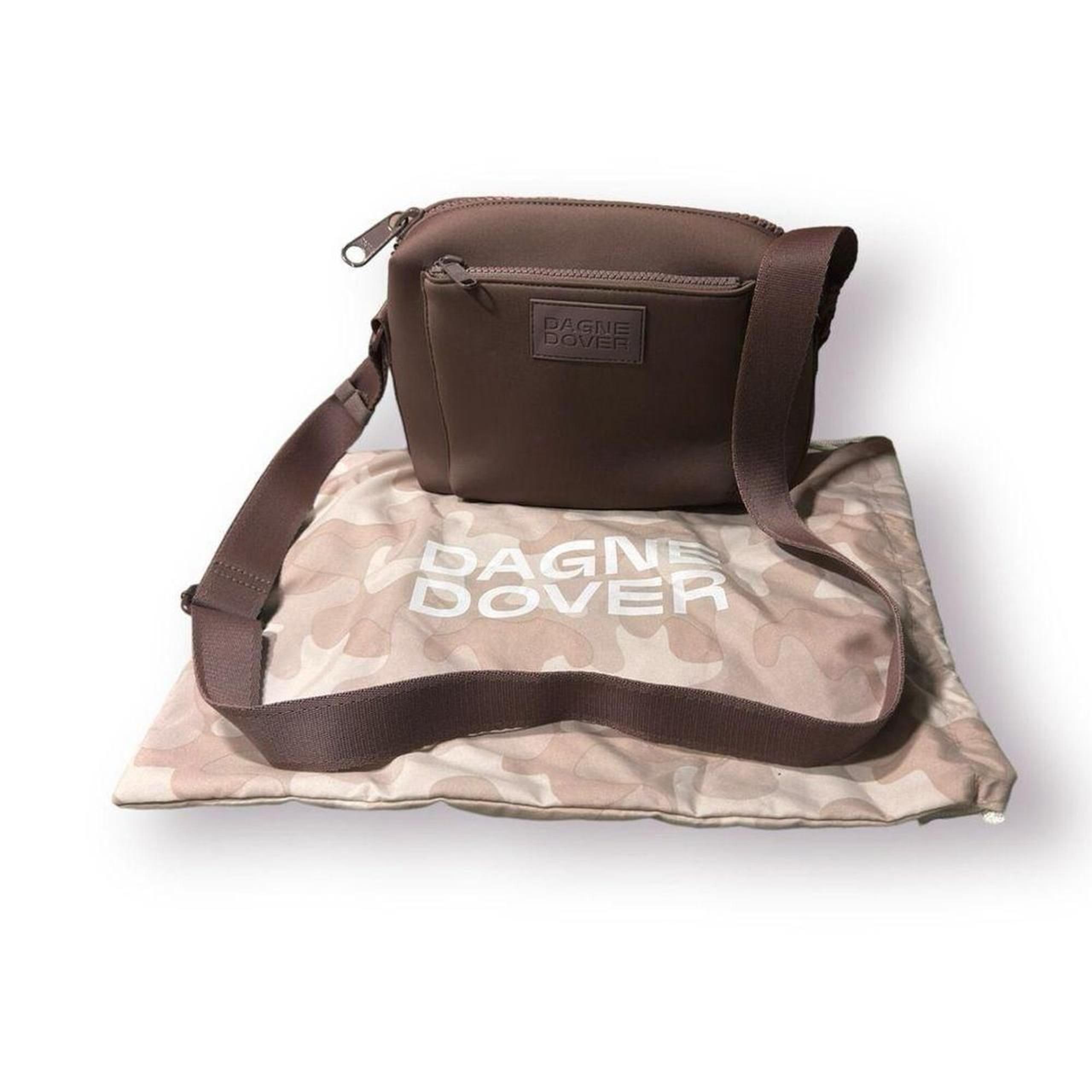 Dagne Dover Micah Neoprene Crossbody Dune Bag