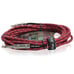 Guitar Cords (4 Pack) Right Angle to Straight-End Instrument Cable Tweed Cloth