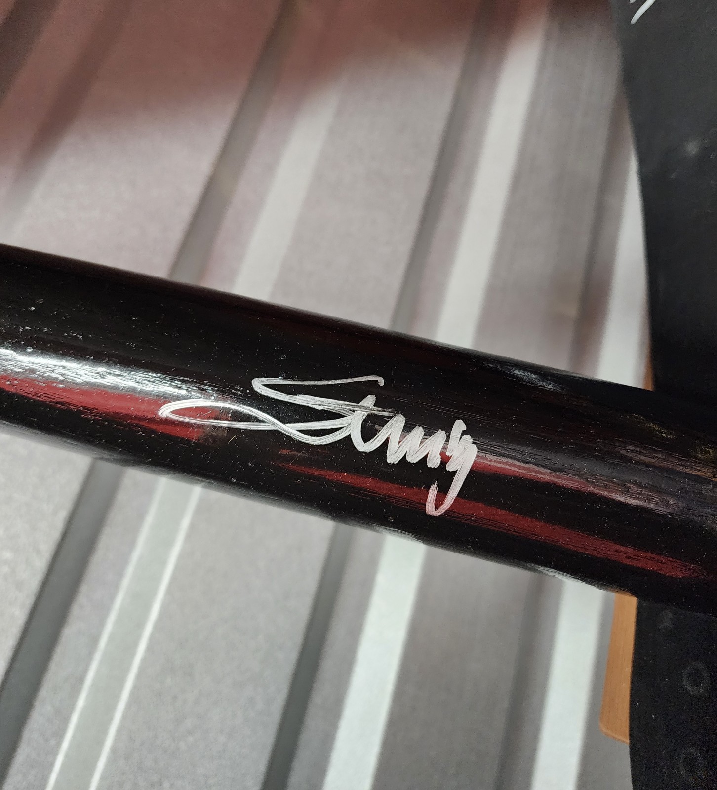 AEW Sting Signed Bat