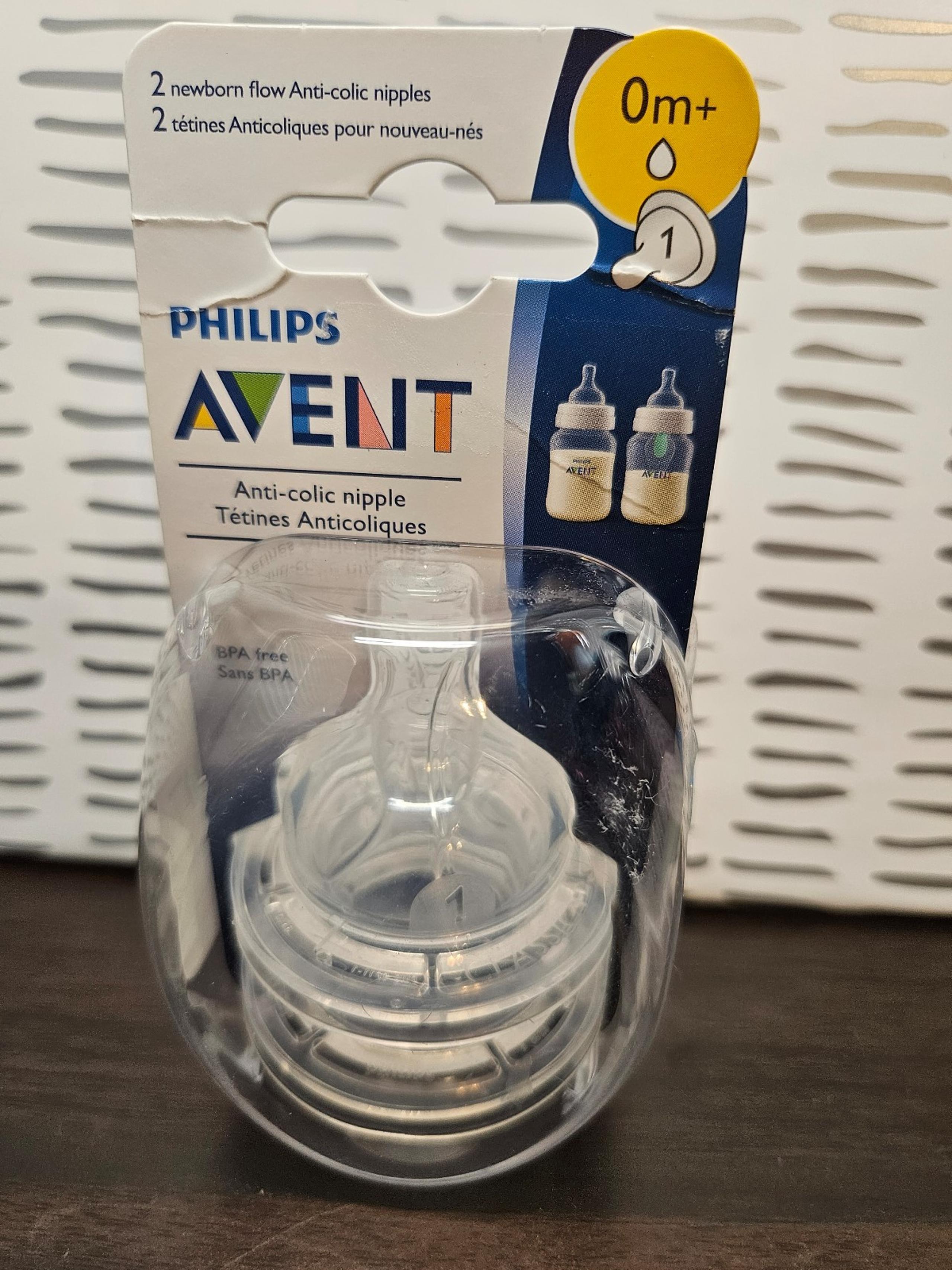 Philips AVENT Newborn Flow Anti Colic Nipples- 2 Pack