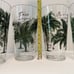 Palm Tree Plastic Tea or Highball Tumbler Set of 4 Beach/Tropical 18oz