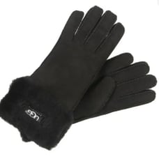 Uggs Australia black shearling gloves small