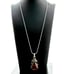 Vintage SS Valerio V8 Poland Amber Pendant Necklace
