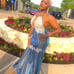 Blue crystal Prom Dress