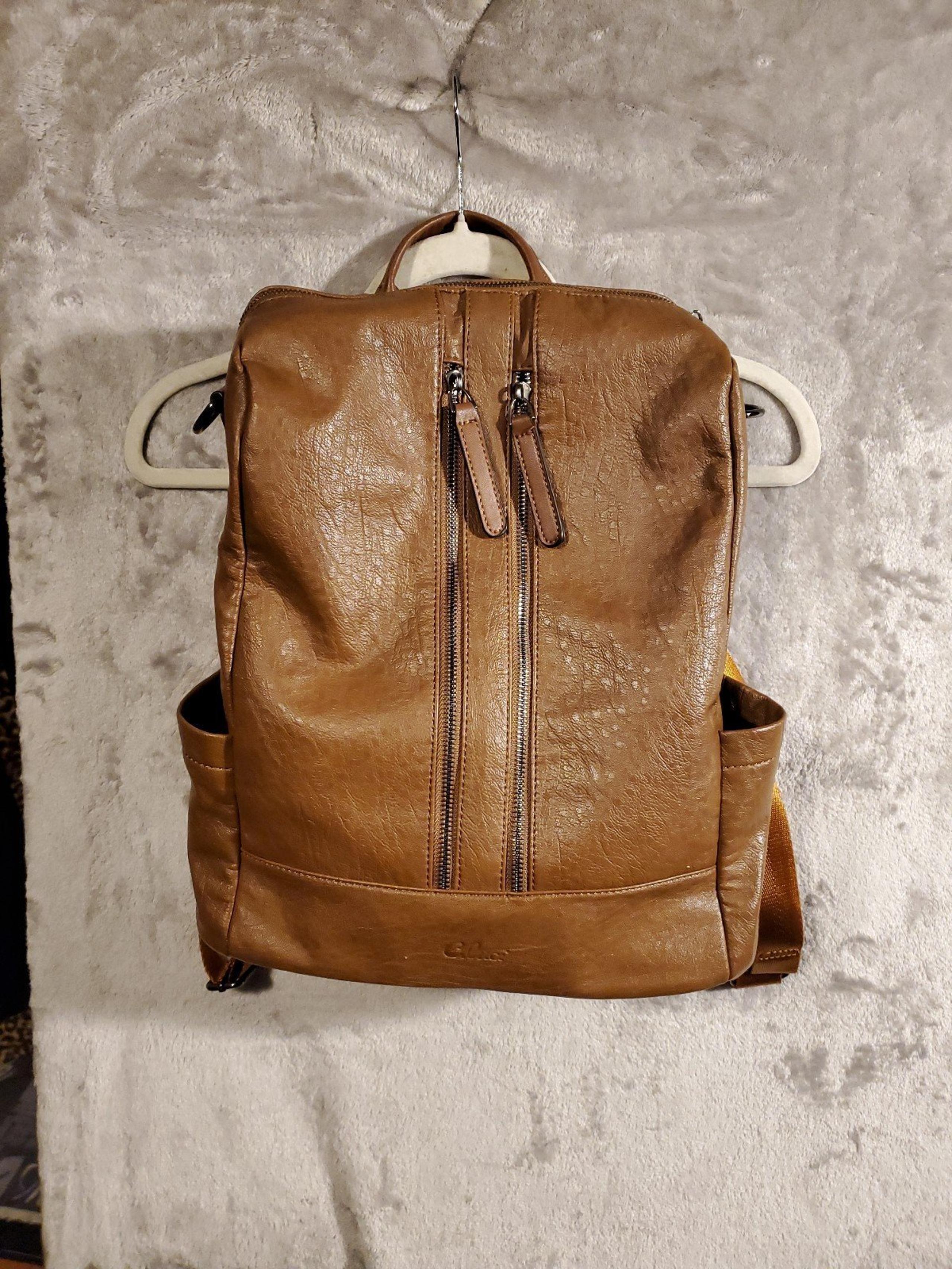 Cluci leather backpack