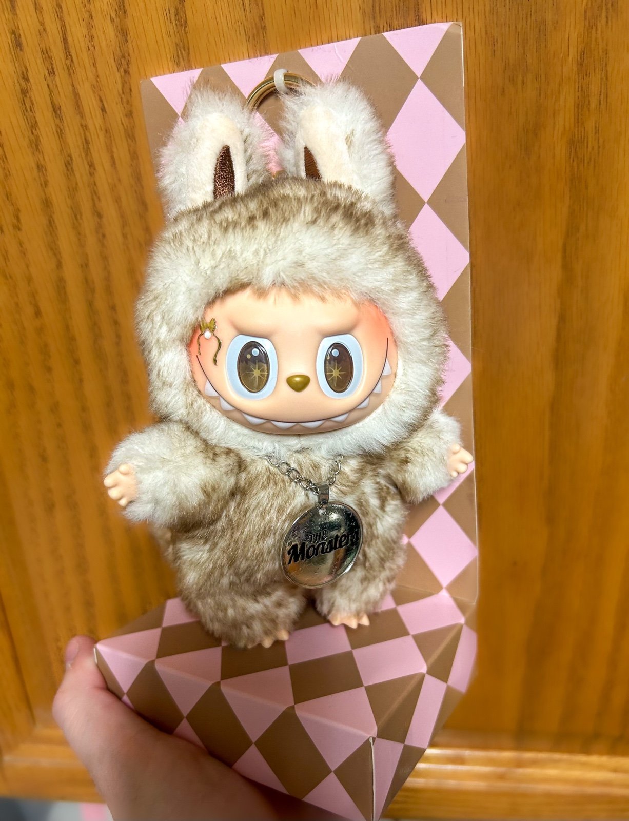 RESERVED LISTING Custom Labubu Zimomo Plush Pendant