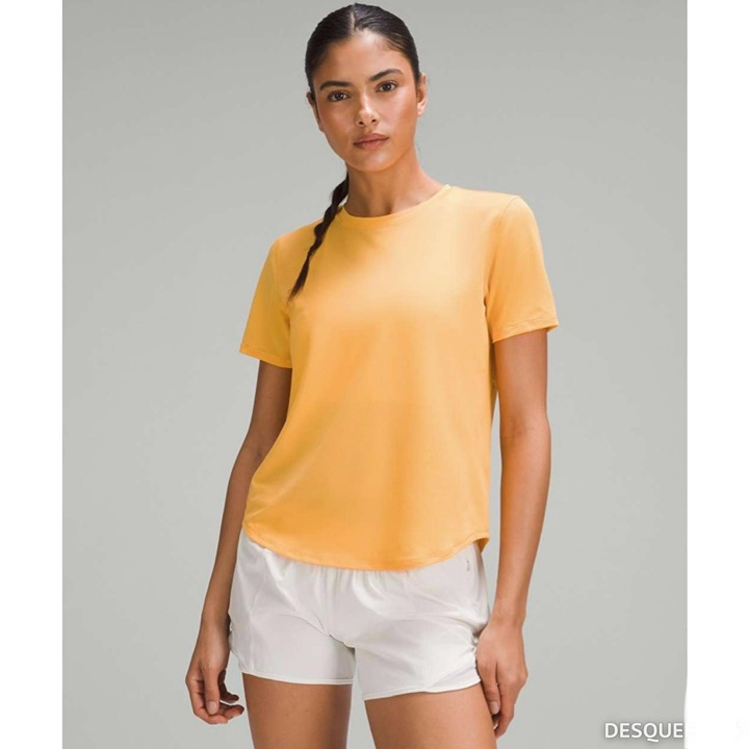 Lululemon High Neck Running and Training Athletic T-Shirt Workout Gym Shirt 2