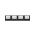 Home Decorators Alberson 24 in. 4-Light Matte Black LED Bath Vanity Light