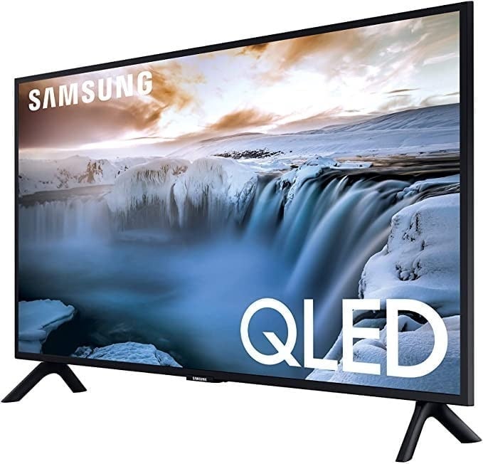 SAMSUNG QN32Q50RAFXZA Flat 32 QLED 4K 32Q50 Series Smart TV (2019 model)