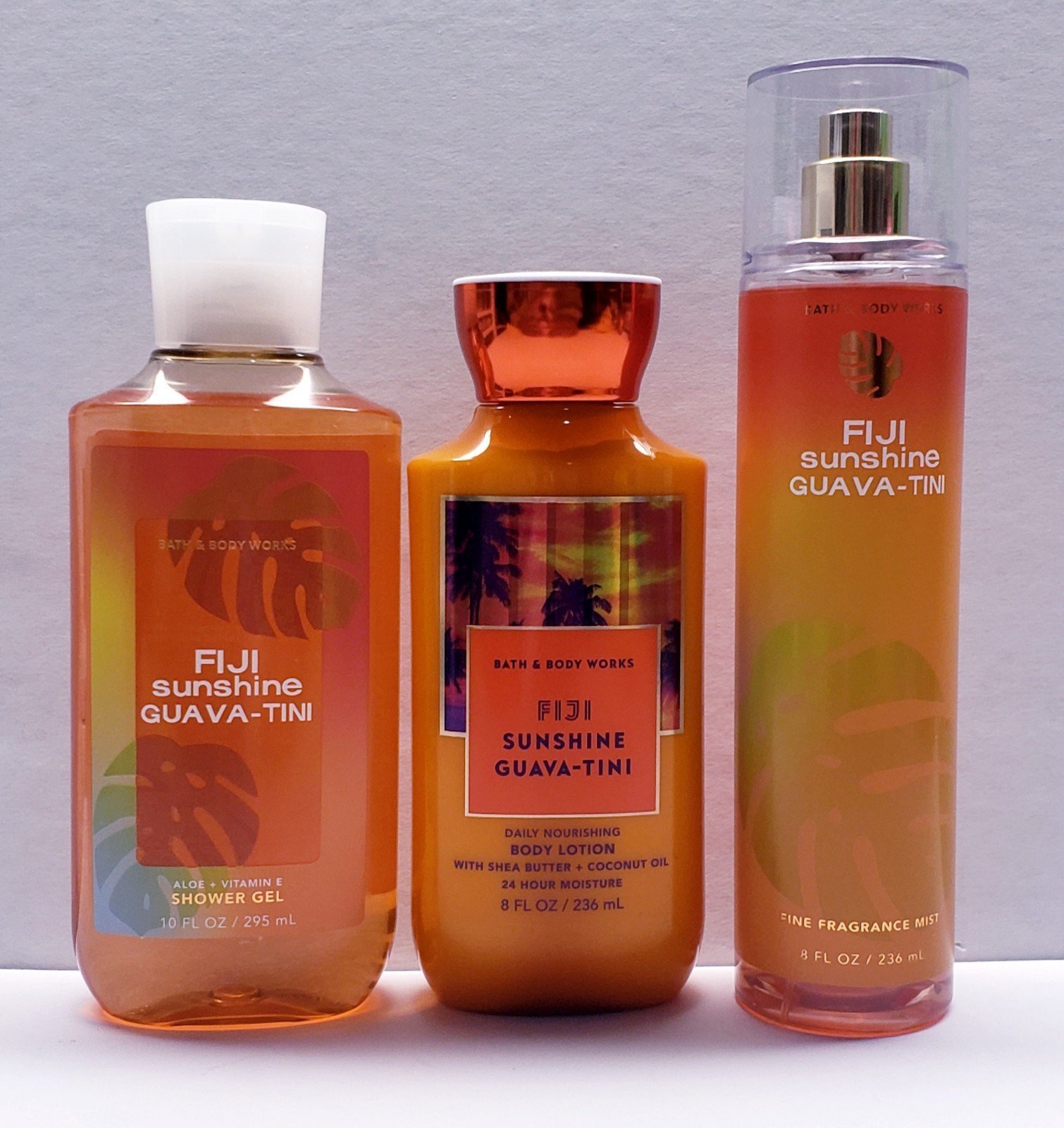 Bath & Body Works FIJI SUNSHINE GUAVA TINI Body Lotion, Shower gel, Body Mist