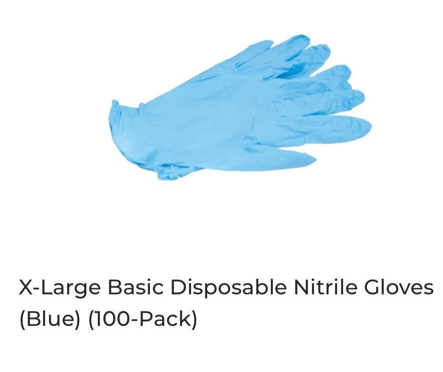 Disposable X-Large Nitrile Gloves