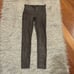 Spanx faux leather brown legging size xs