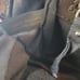Jill Stuart Black Croc Embossed Patent Leather Handbag w/ Chain Strap
