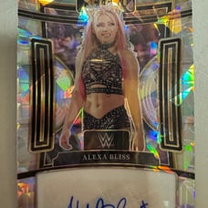 2024 Select WWE Alexa Bliss Cracked Ice Auto