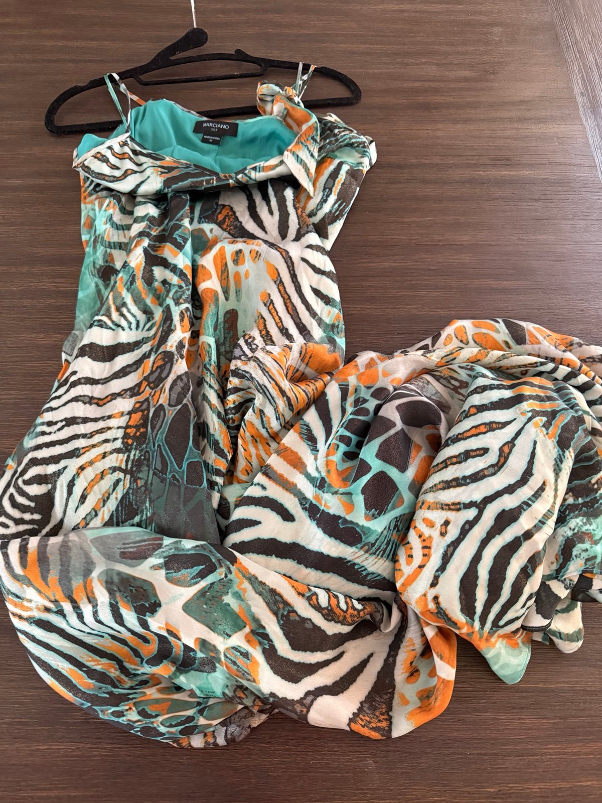 Marciano M silk maxi dress