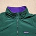 Lands End Squall mens Tall Extra LG Jacket Green purple Fleece Lined USA Made