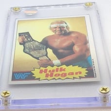 1985 Original PSA Ready RC Topps WWF Hulk Hogan #1 Rookie Wrestling Card