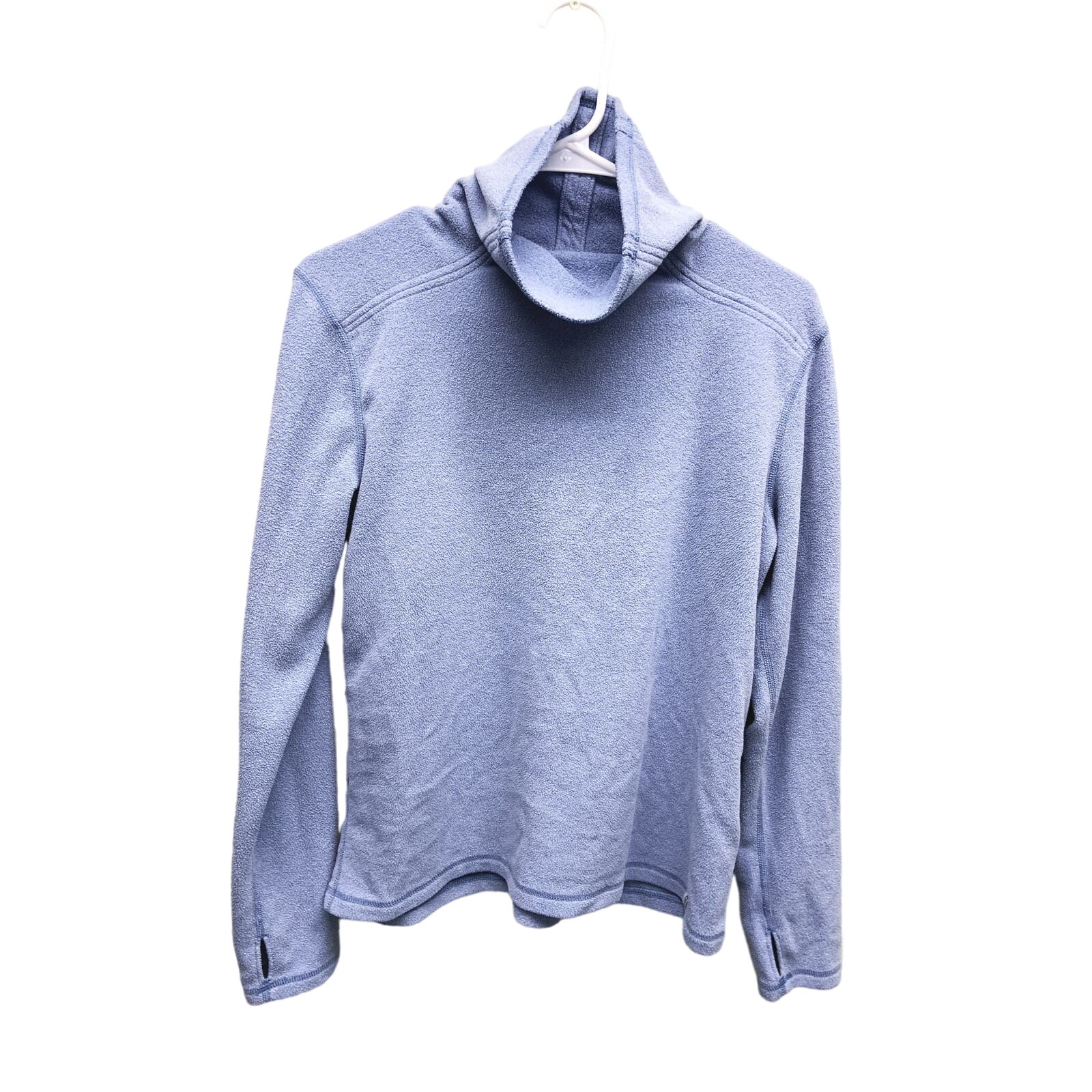 STIO Baby Blue Mens Cowl Neck Sweater Pullover Size M Core Layer