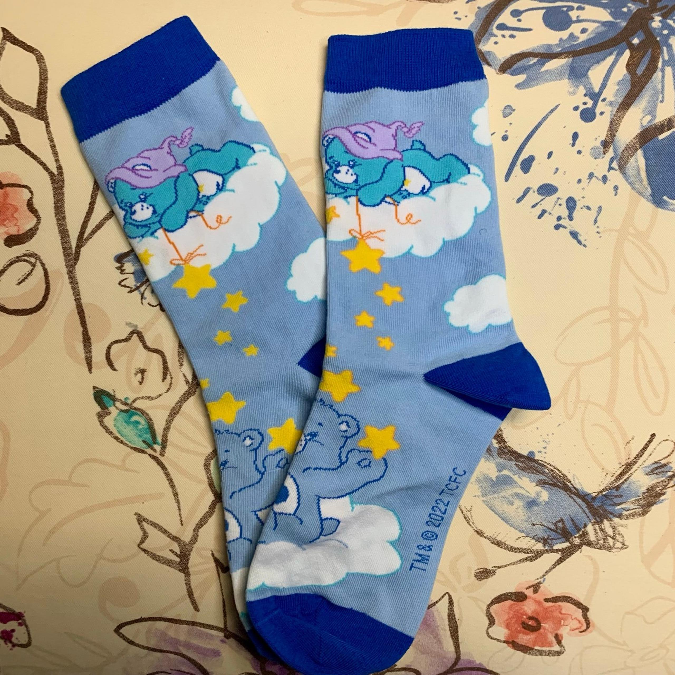 Blue Care Bears Socks