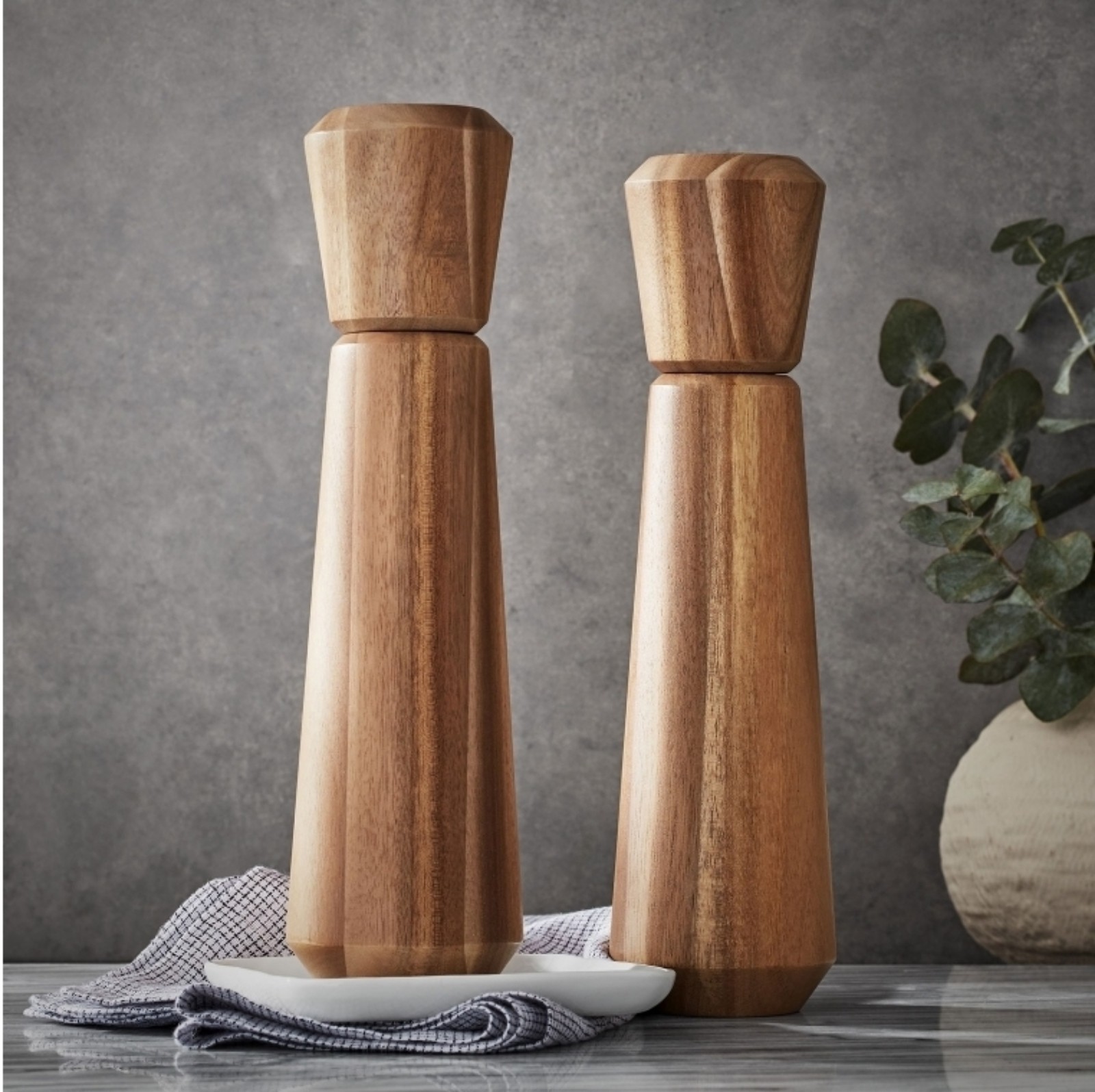 Acacia Salt and Pepper Mill Set,