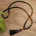 108 Prayer Beads Mala Tassel Necklace-Healing Tiger Eye Stone Beaded Necklace