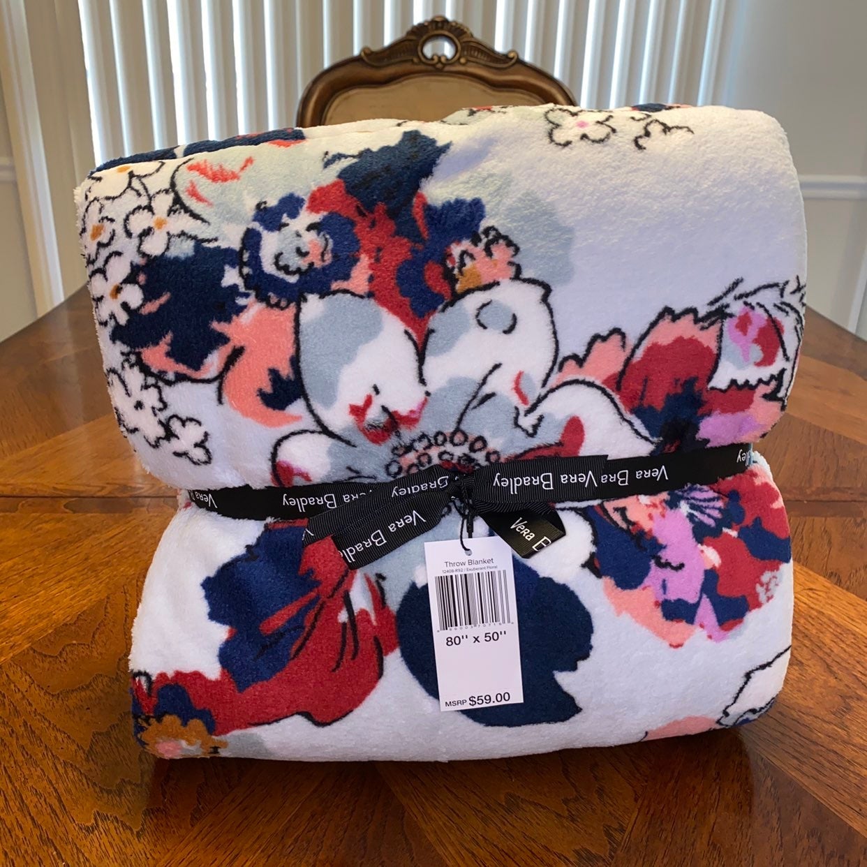 NWT Vera Bradley Throw Blanket