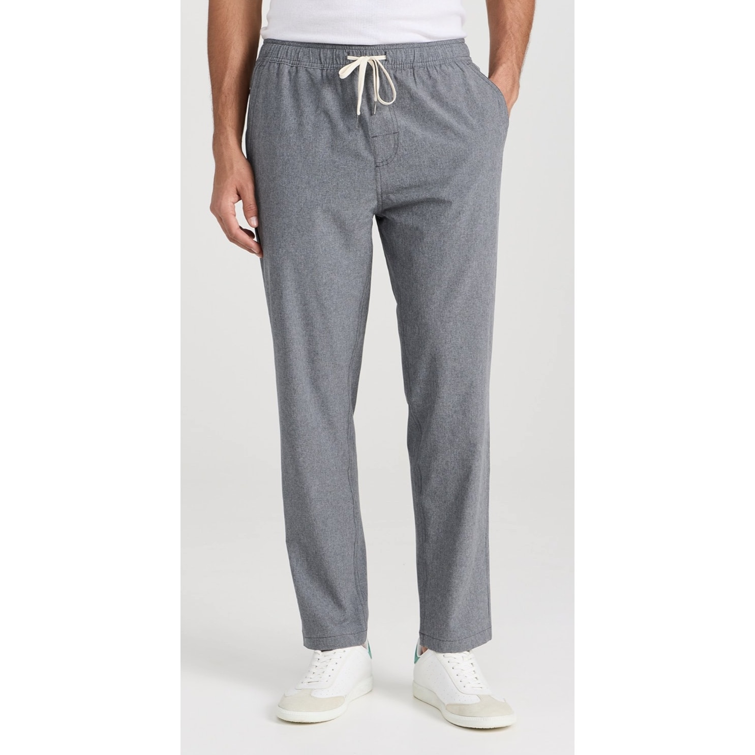 Fair Harbor One Pant Performance Stretch Active Coastal Drawstring Gray Men's L