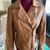 NWOT Max Studio Faux leather jacket
