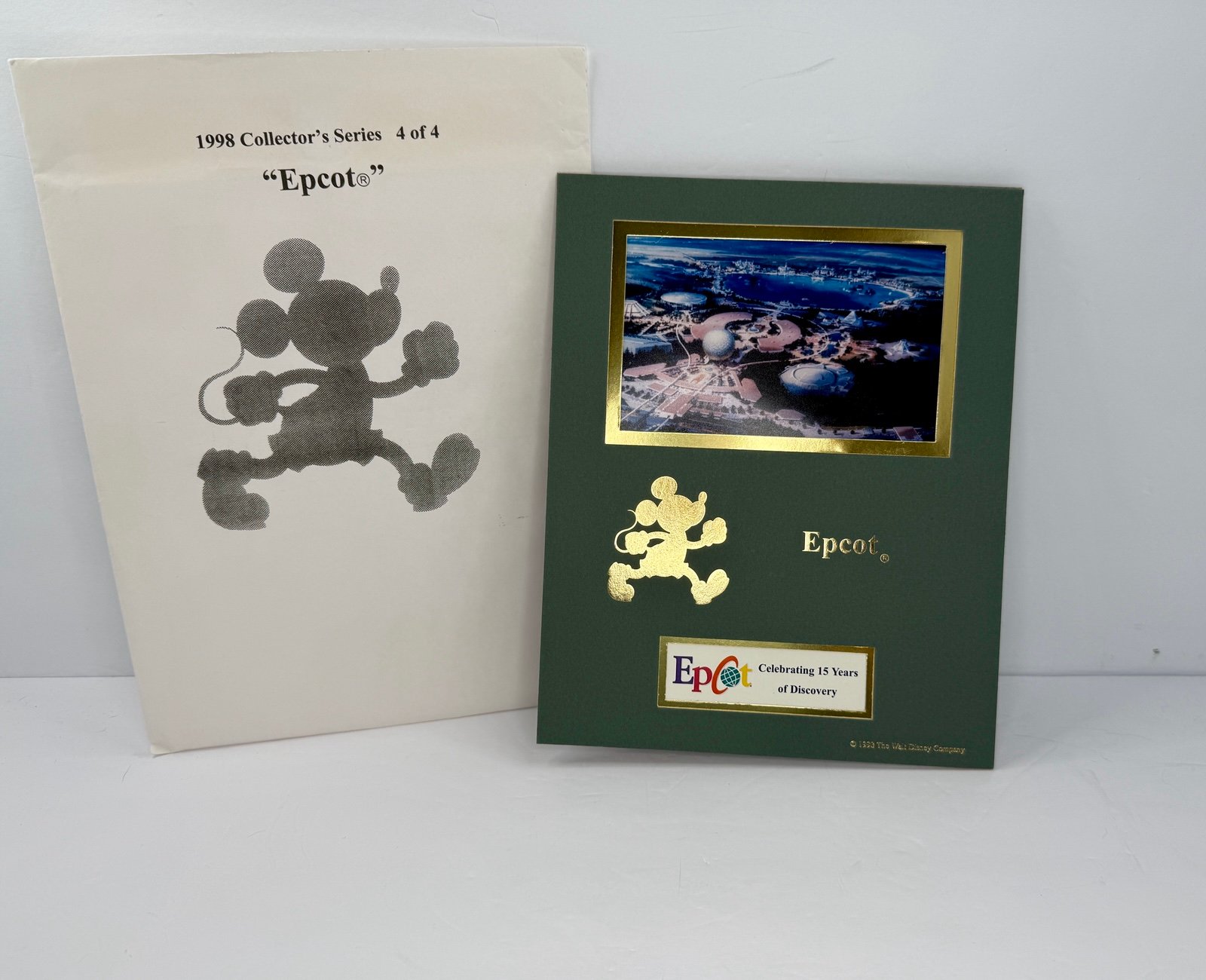 Disney Cast Member EPCOT 1998 Collectors Series Limited Edition 4 Of 4