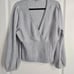 Madewell Wrap V-Neck Sweater Size XL