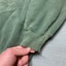 Vintage 1960s crewneck sweatshirt blank forest green pullover faded cotton XL