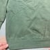Vintage 1960s crewneck sweatshirt blank forest green pullover faded cotton XL