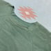 Vintage 1960s crewneck sweatshirt blank forest green pullover faded cotton XL