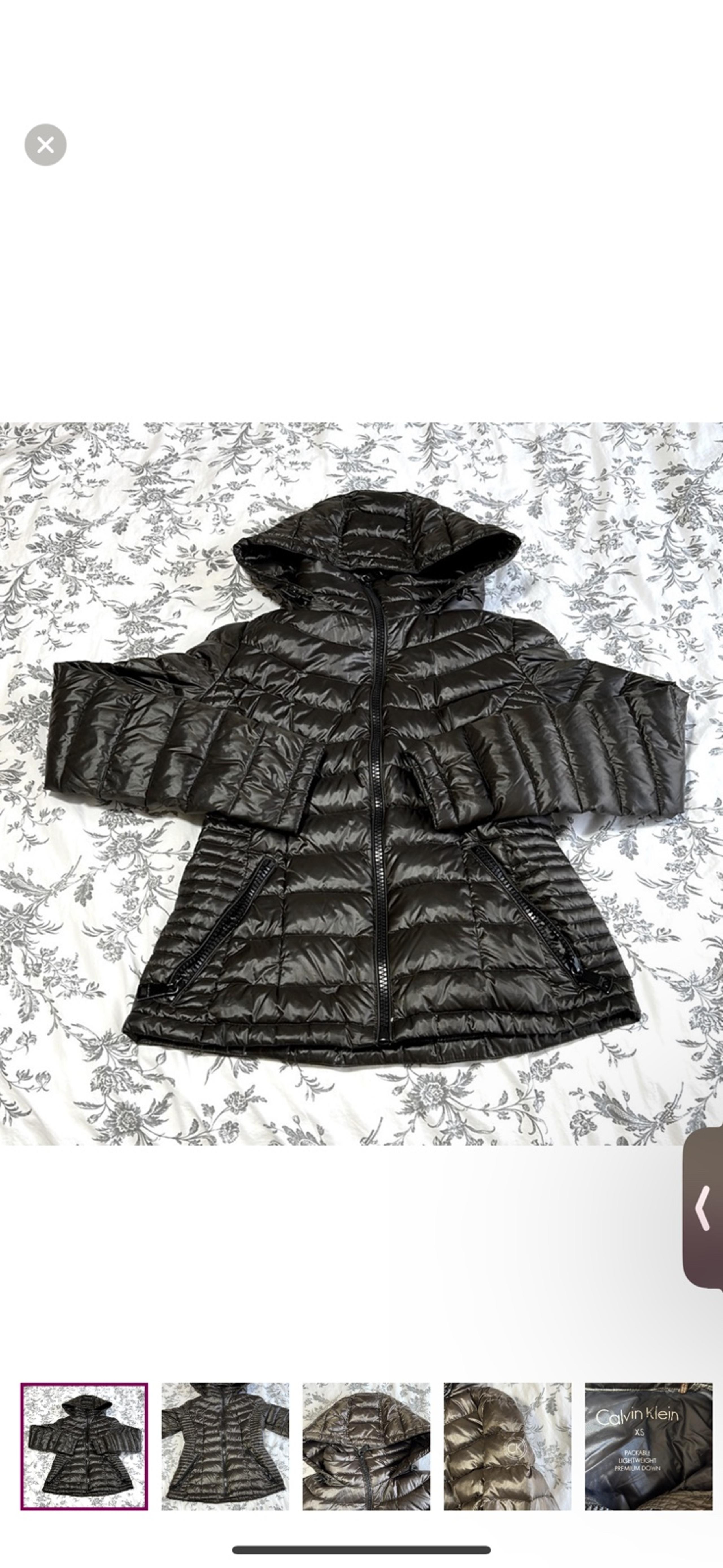 Calvin Klein Lightweight Premium Down Woman's
Puffer Jacket size xs