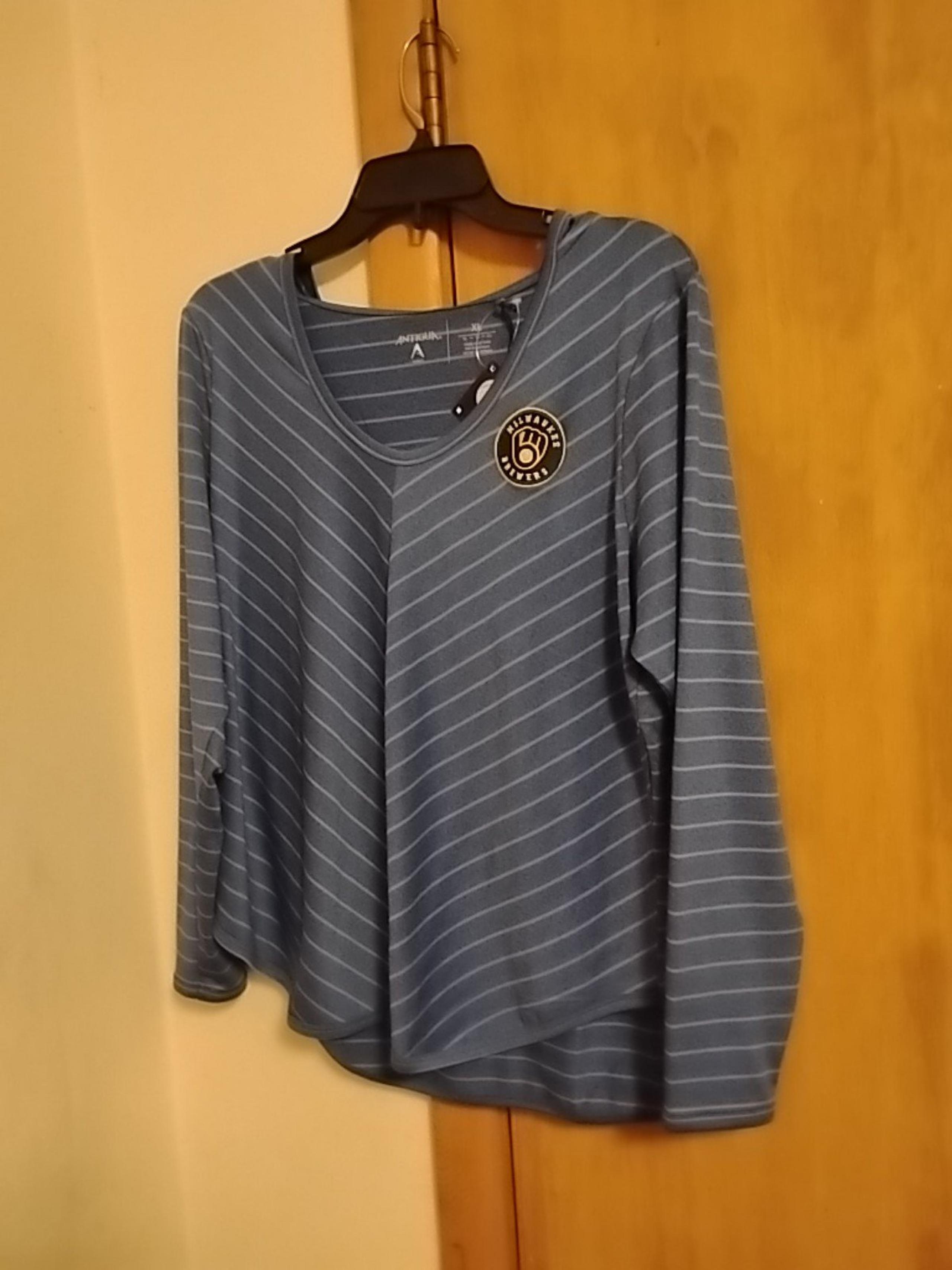Long Sleeve women's brewer shirt with hood