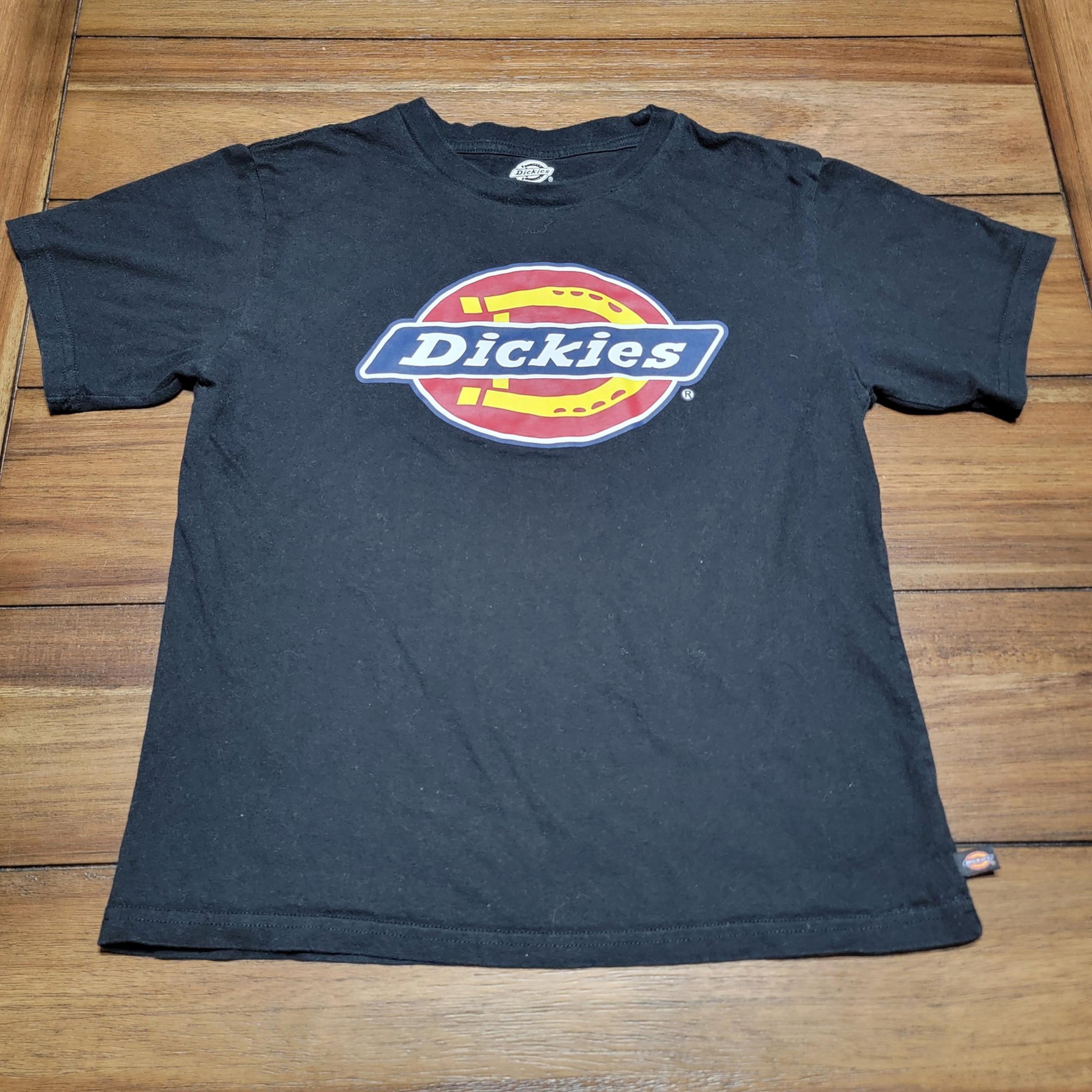 Dickies Kids Black Unisex Classic Logo Tee - Size Large
