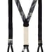 Rare Trafalgar Black City Scape Night Lights Skyline Adjustable Dad Suspenders