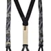 Rare Trafalgar Black City Scape Night Lights Skyline Adjustable Dad Suspenders