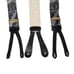 Rare Trafalgar Black City Scape Night Lights Skyline Adjustable Dad Suspenders