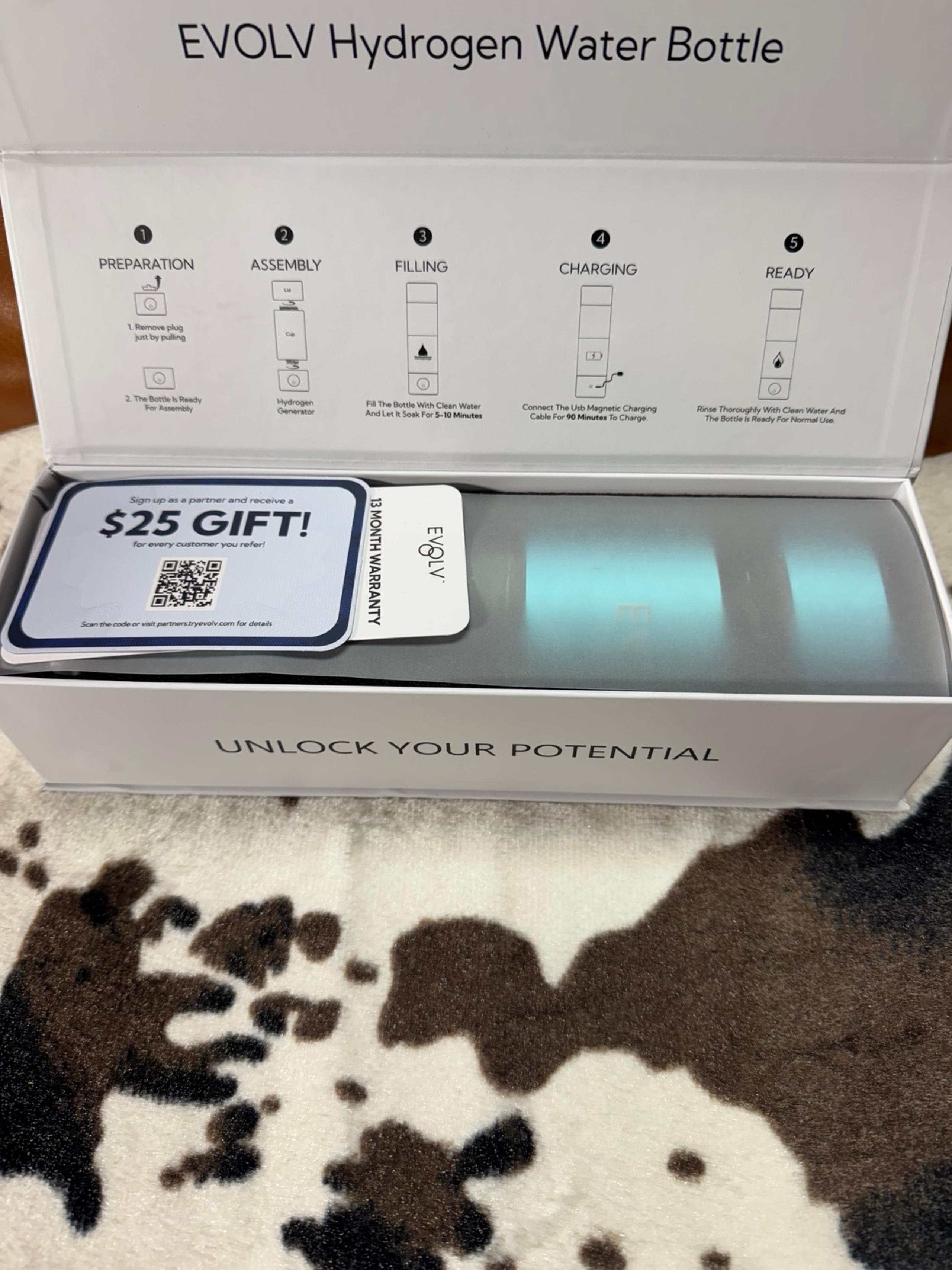 Evolv Hydrogen Water bottle
