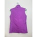PETER MILLAR Women’s Vintage Quilted Full Zip Vest in Purple S Golf Quiet Luxe