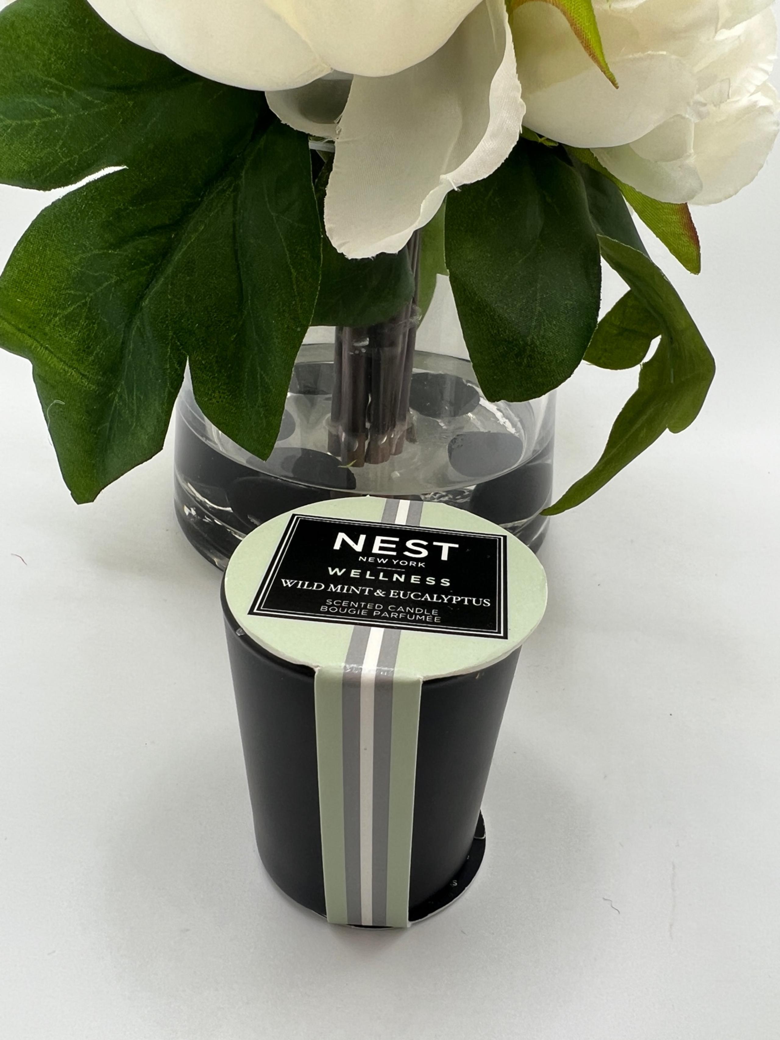 NEST FRAGRANCES Wellness Wild Mint + Eucalyptus Mini Candle 0.95oz/27g