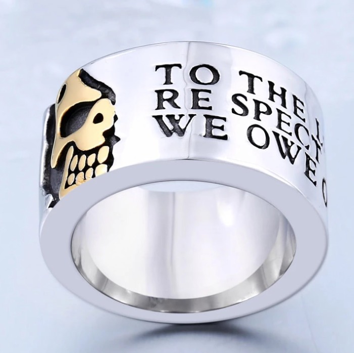 Stainless Steel Skull Ring